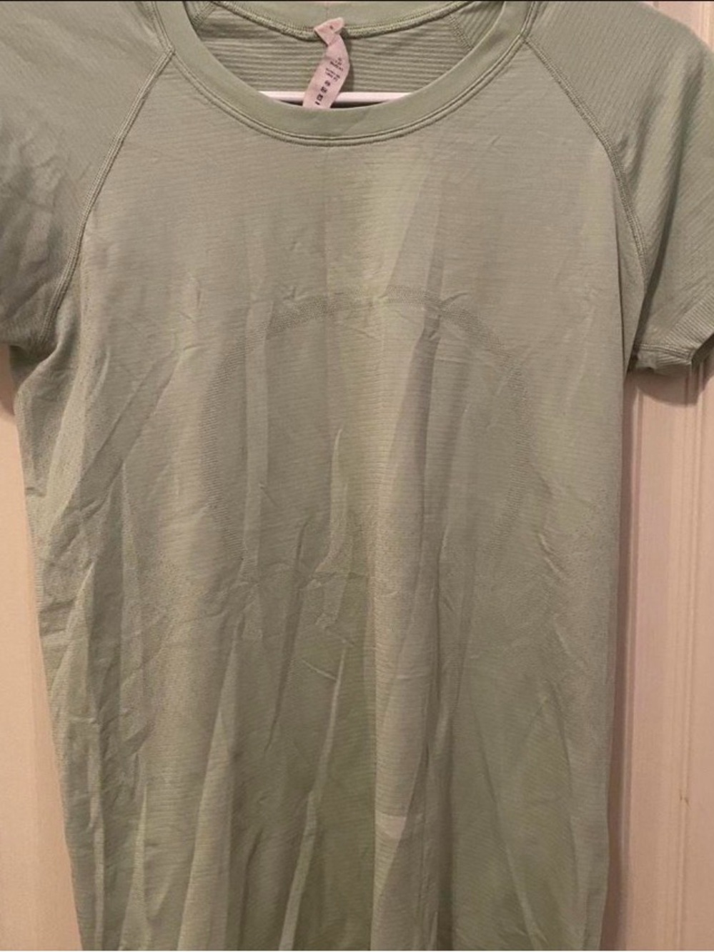 lululemon athletica Light Mint Green Short Sleeve Tee